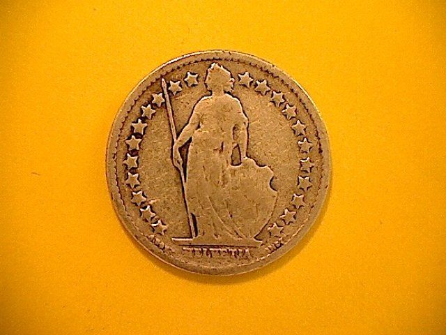 Alle Münzen: 50 Rp. 1901 – Gebraucht aus Buchs AG von Ged8 1