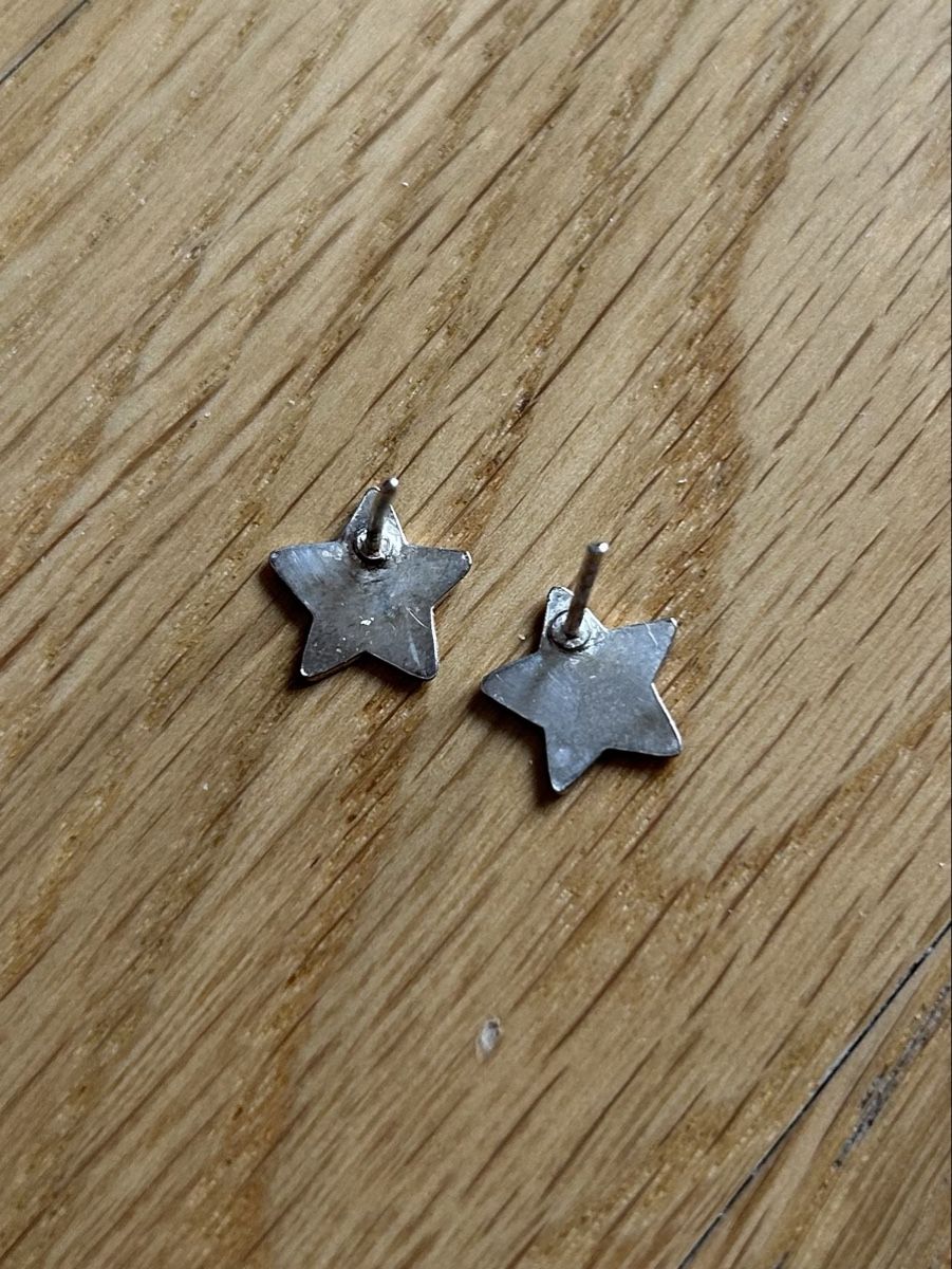 Ohrringe & -stecker: Silber Stern Ohrringe – Gebraucht aus Bern von Ilikebluegems 2