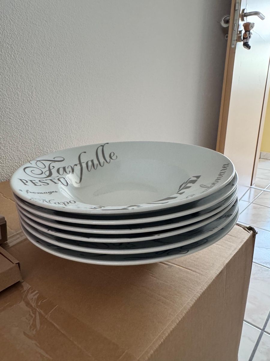 Set di piatti: 6er-Set tiefe Pastateller – Usato da Sementina venduto da RiccardoCo 1