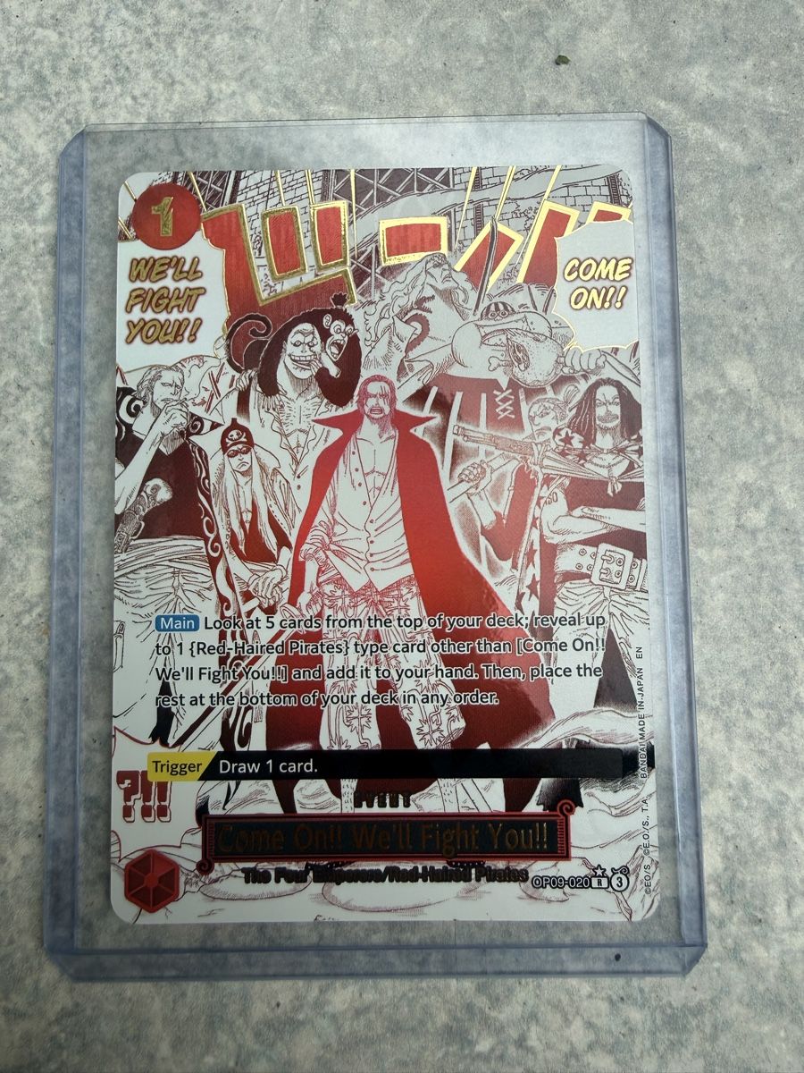 Bandai Carte collezionabili: Shank's Come On!! We'll Fight you!! – Nuovo (secondo la descrizione) da Winterthur venduto da bol_9cvx