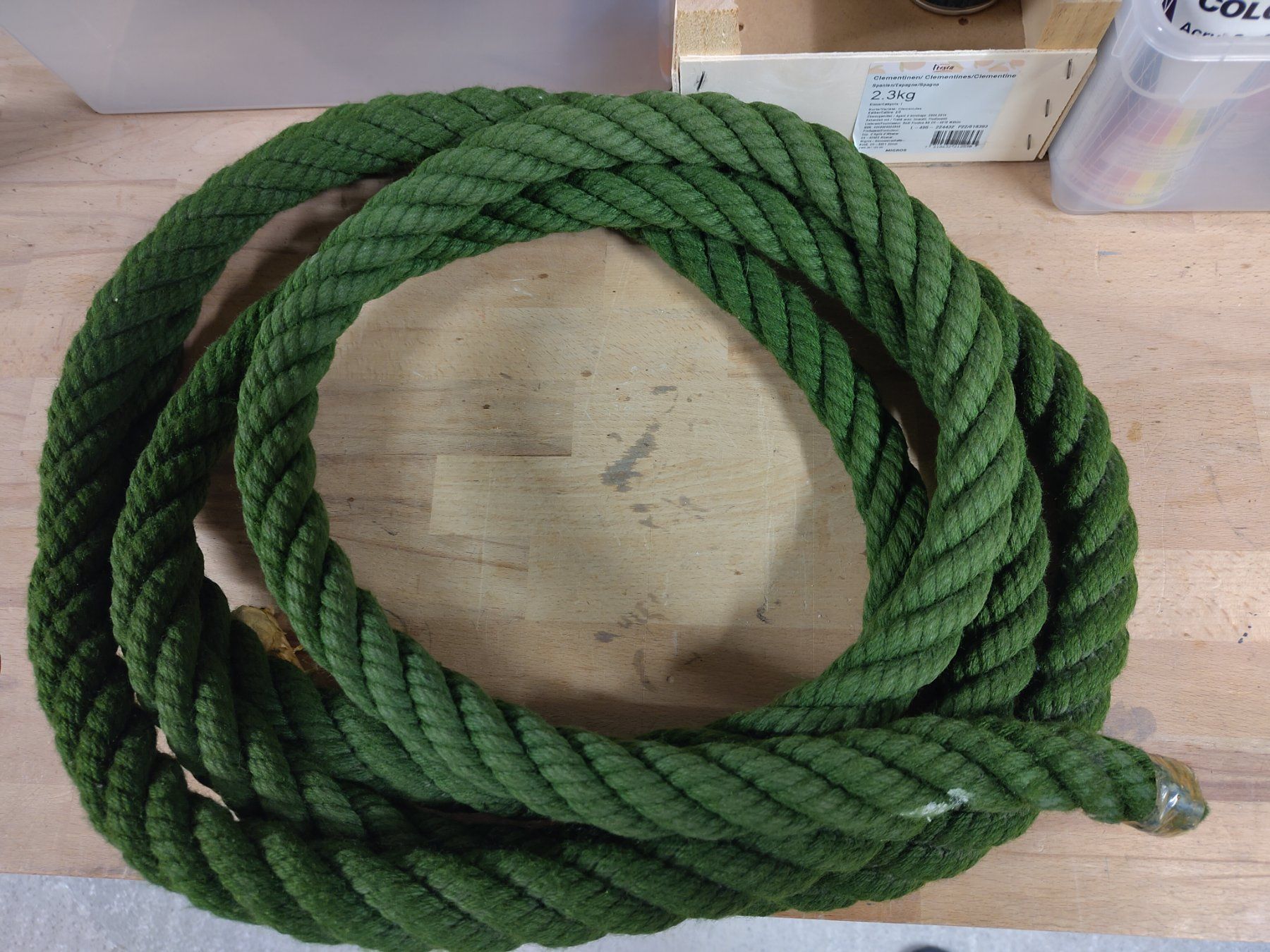 Corde: Handlaufseil mit Träger – Usato da Oberried Brienz venduto da Aconzett