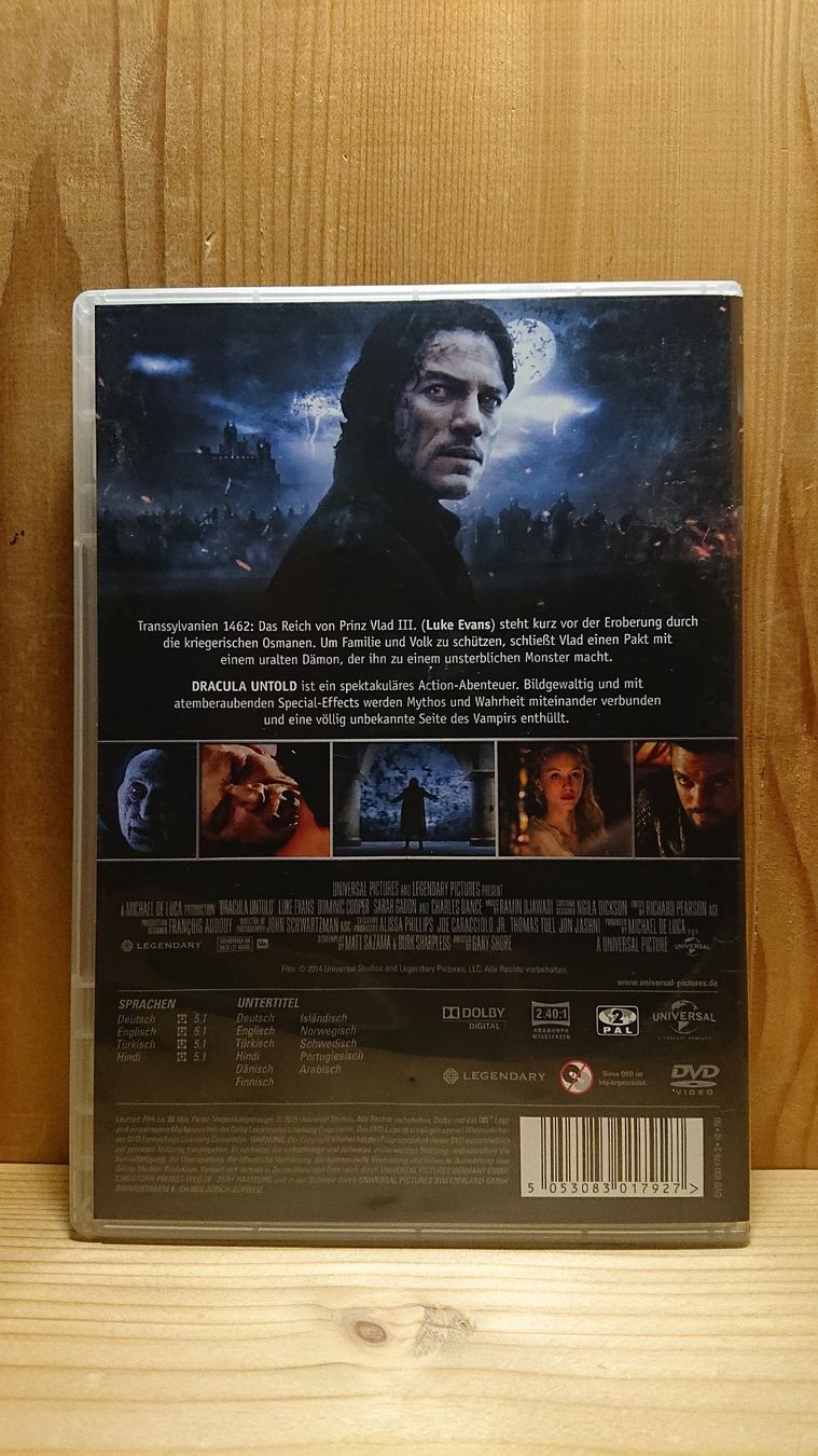 Tutti i DVDs: DRACULA UNTOLD Der Beginn einer Legende DVD – Usato da Wilderswil venduto da Exebub 1