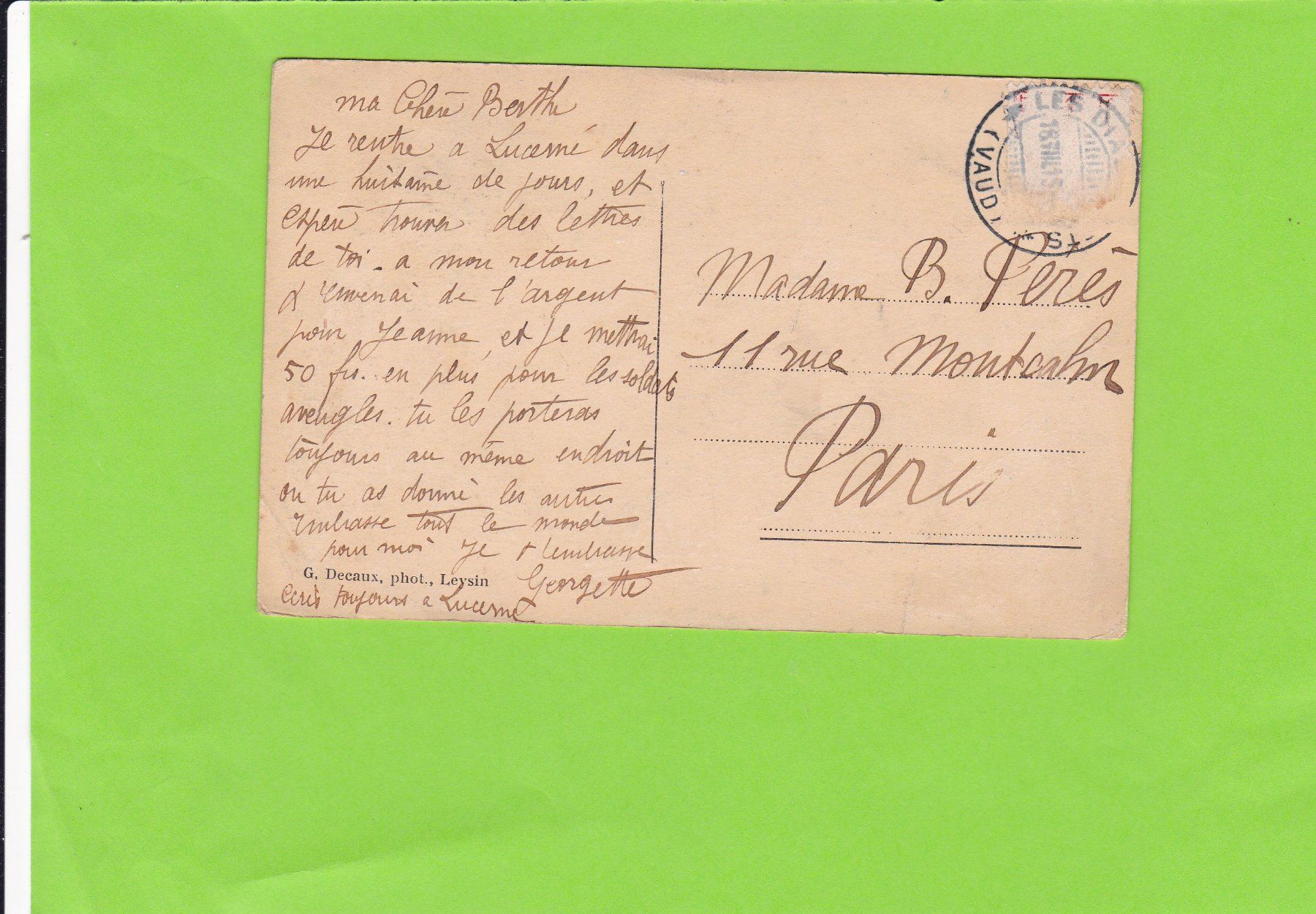 Cartoline postali: Les Diablerets – Usato da St. Peterzell venduto da neckertal 1