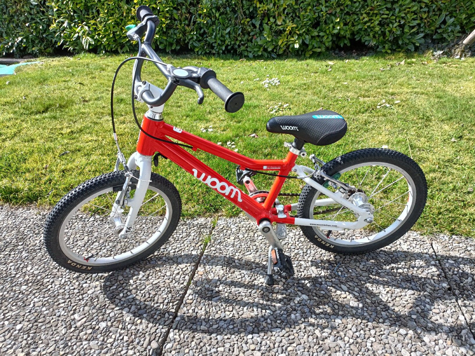 Woom Biciclette: Kindervelo woom 3 rot – Usato da Wohlen b. Bern venduto da Hugoline