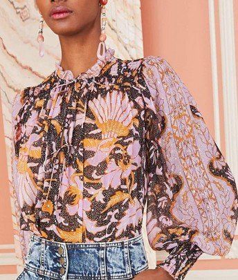 Ulla Johnson  Bluse / blouse  S/M  Seiden / soie