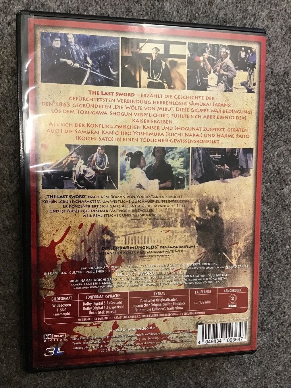 Tutti i DVDs: SAMURAI LEGENDS & LAST SAMURAI DVDs Kombi Set – Usato da Glattfelden venduto da Danshari 3