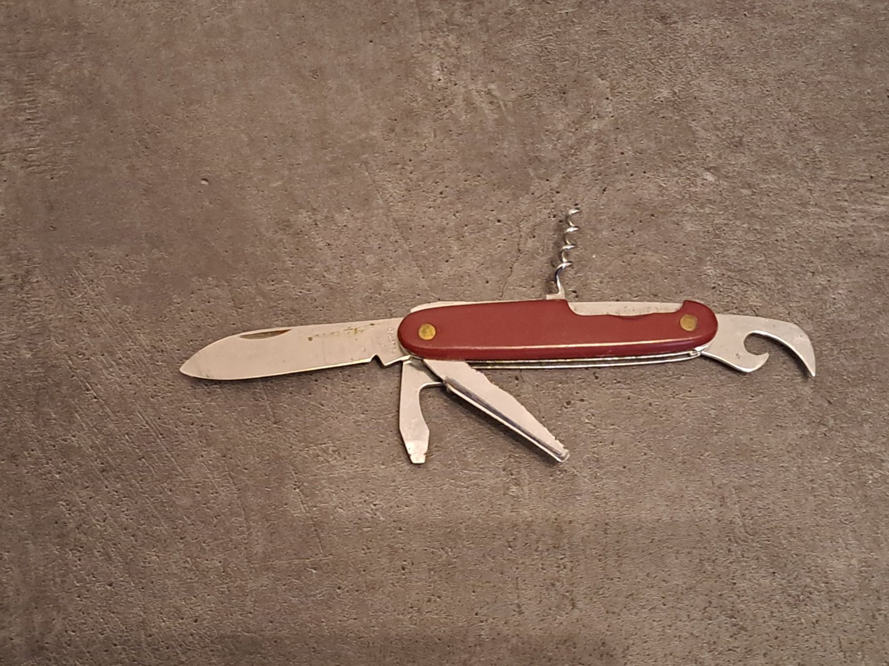 Taschenmesser: Schweizer Sackmesser, Vintage, gebrauchter Zustand, – Gebraucht aus Wängi von Raettli10 1