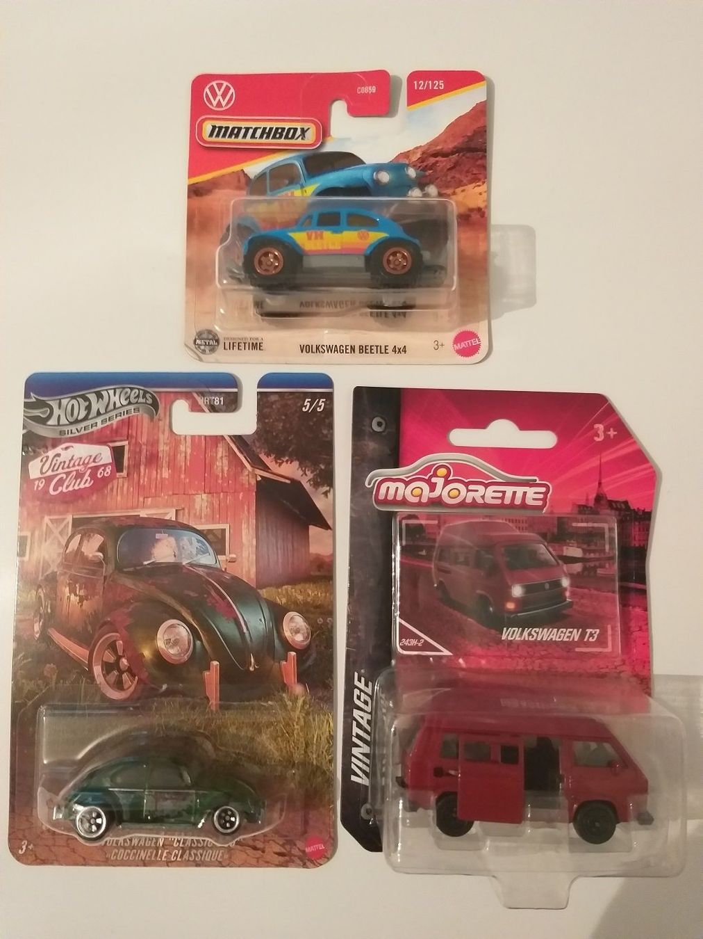 Volkswagen Modellautos: Hot Wheels Matchbox Majorette VW Set – Neu und originalverpackt aus Brugg AG von Evilweevil
