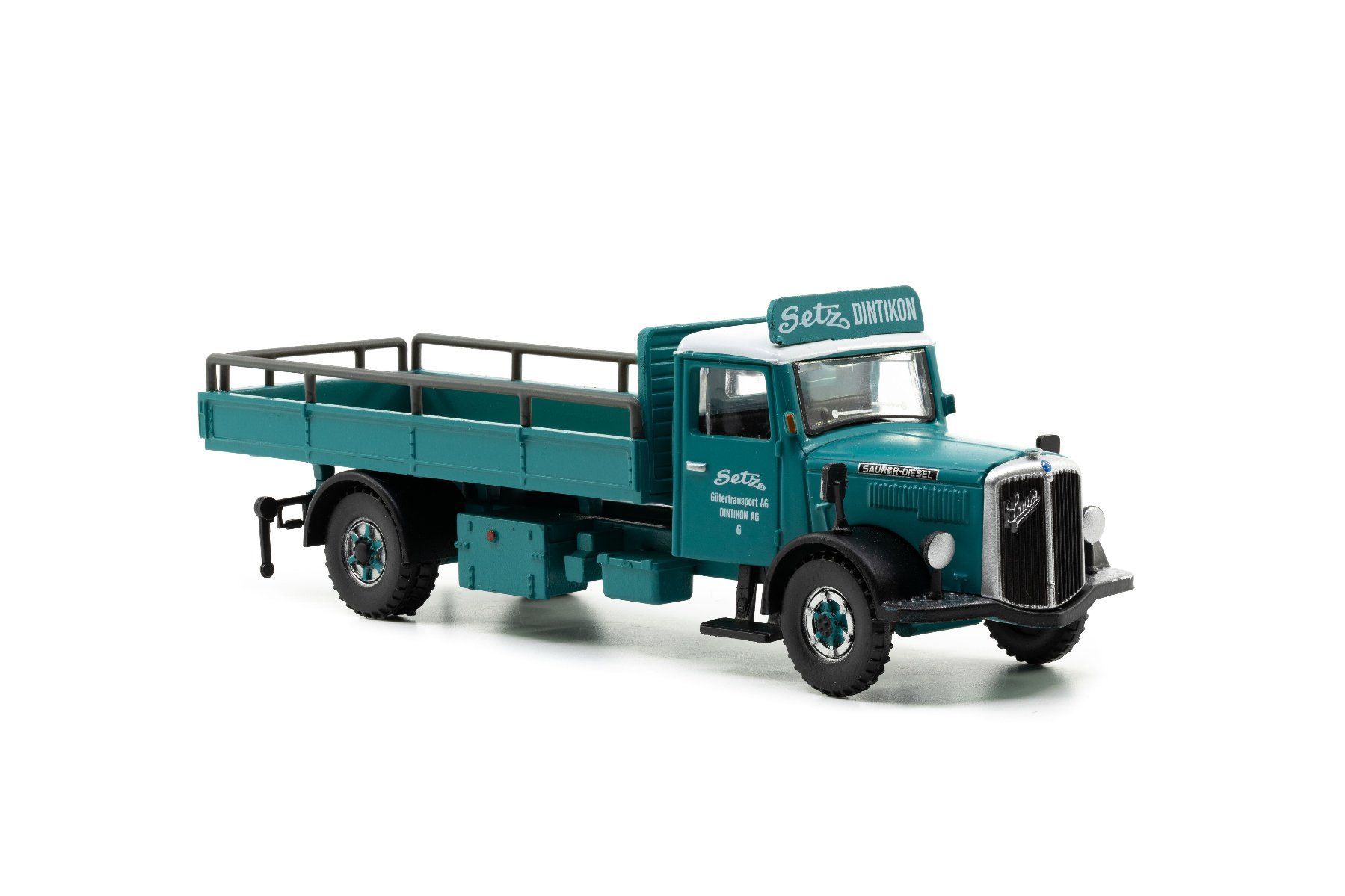 Kit di modellismo & Modellini statici: 1:87 Saurer S4C Setz Transporte – Nuovo e nell'imballaggio originale da Affoltern am Albis venduto da Modellshop-8910
