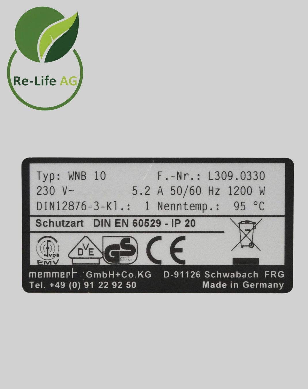 Tutte le macchine: Memmert WNB 10 Water Bath – Usato da Reinach BL venduto da Re-LifeAG_Labor2 9