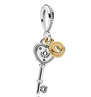 Original Pandora Clip Charm Bicolor Anhänger