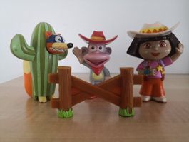 Dora Swipper und Boots Figuren