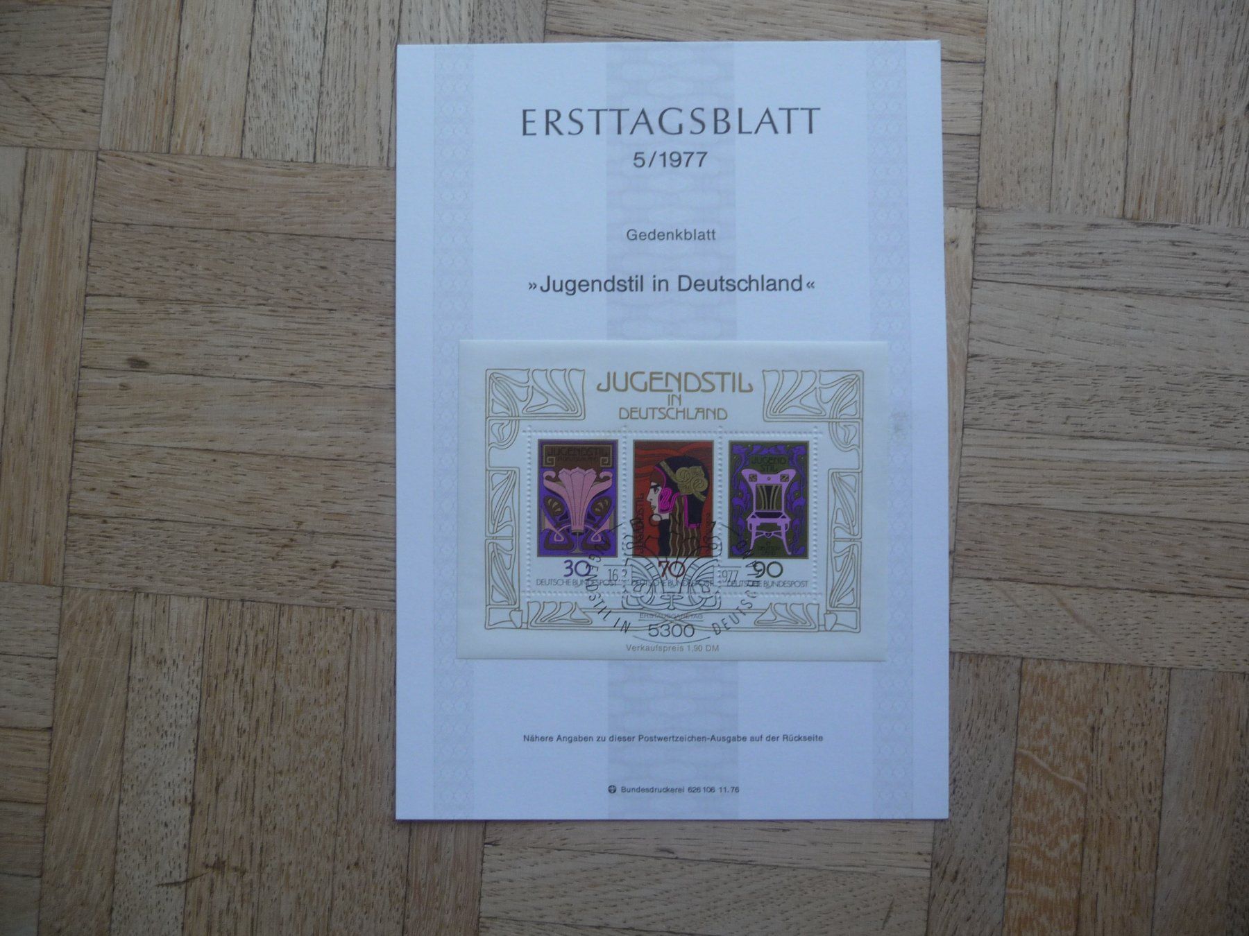 Tous les timbres: BRD, Ersttagsblätter 1977 ( 1 - 28 ) – Neuf (Voir description) à Zürich par Edje 1
