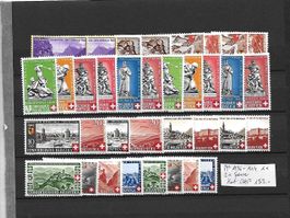 PP 1938 - 1944 2x Serie ** Kat: CHF 133.-