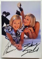 Brittany & Cynthia Daniel, Original-Autogramm signiert, 1997
