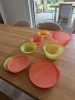 Tupperware Schüsseln und Teller Set farbig