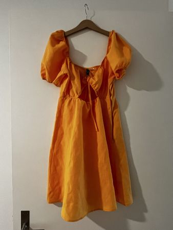 Mini-Kleid orange H&M Gr. 38