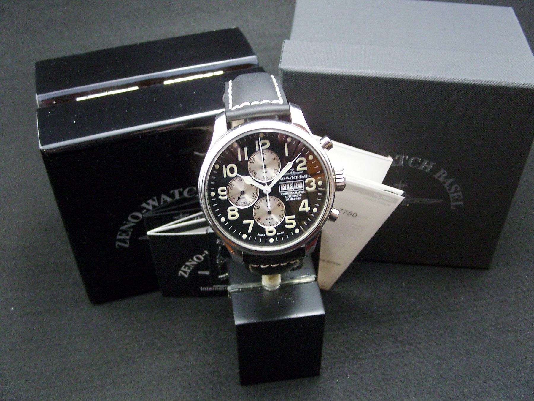 Zeno Orologi: Neuer Oversized Pilot Tachymeter Chrono Day-Date/ Automatik – Nuovo e nell'imballaggio originale da Mels venduto da niezie2002 8
