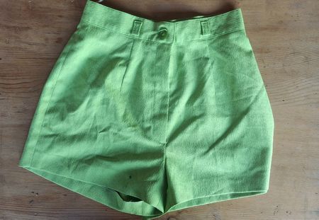 Vintage kurze Hose grün Grösse XS