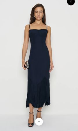 Aiko Kleid dunkelblau Grösse 34 neu mit Etikett