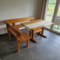 Esstisch / Holzbank aus Echthholz