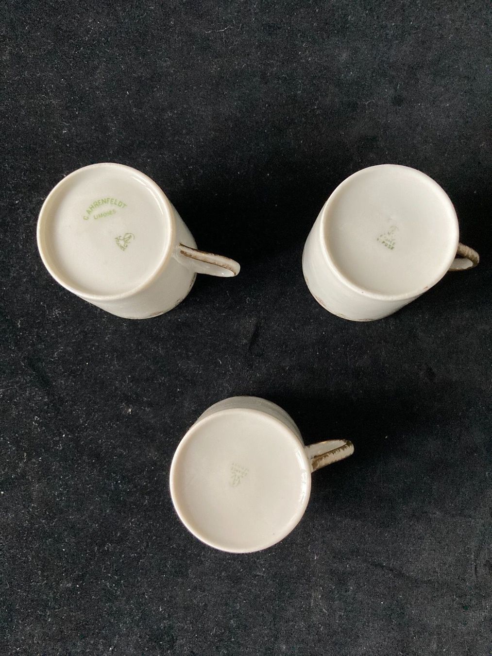 Tazze: 3 Limoges Mocca Tassen – Usato da Zürich venduto da Chaeffeler 3