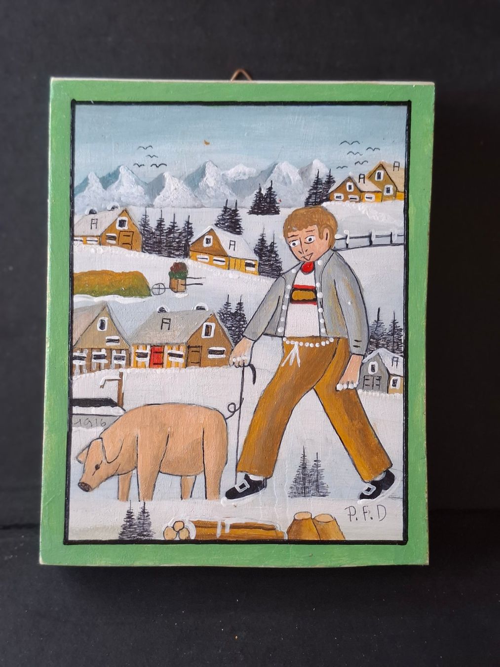 Tableaux: Wunderschönes Winter mini Bild ** 40 – D'occasion à Zürich par Soragno50