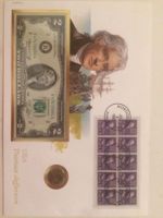 Banknotenbrief 2 USD T. Jefferson