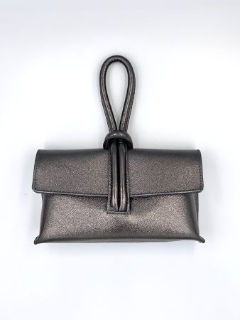 Clutch mit Riemen "Gunmetal“