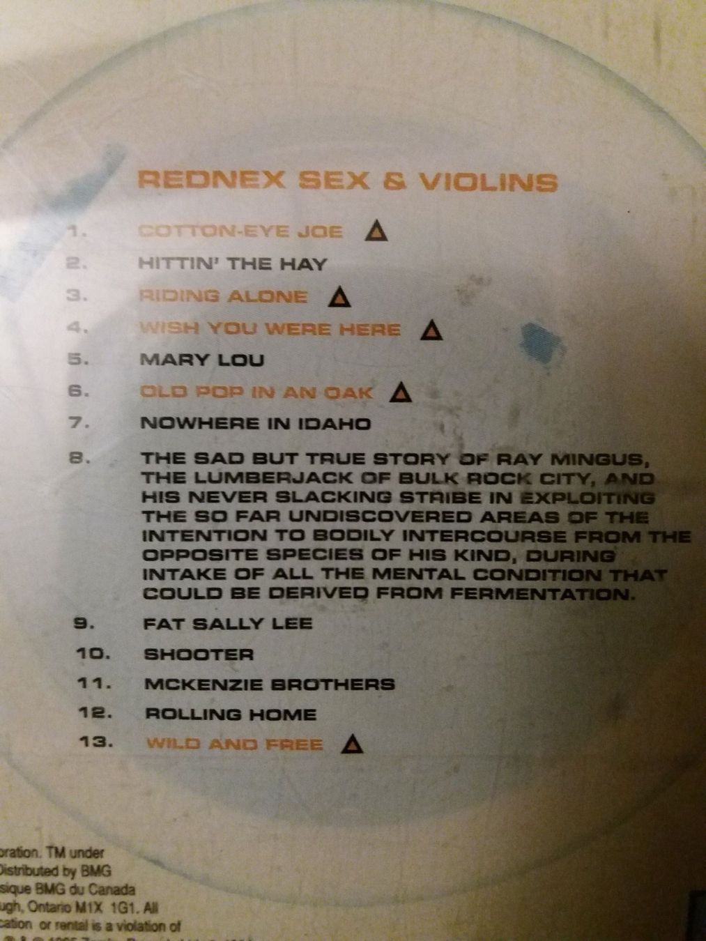 CDs: CD Rednex, Sex & Violins – D'occasion à Eiken par Lashar 1