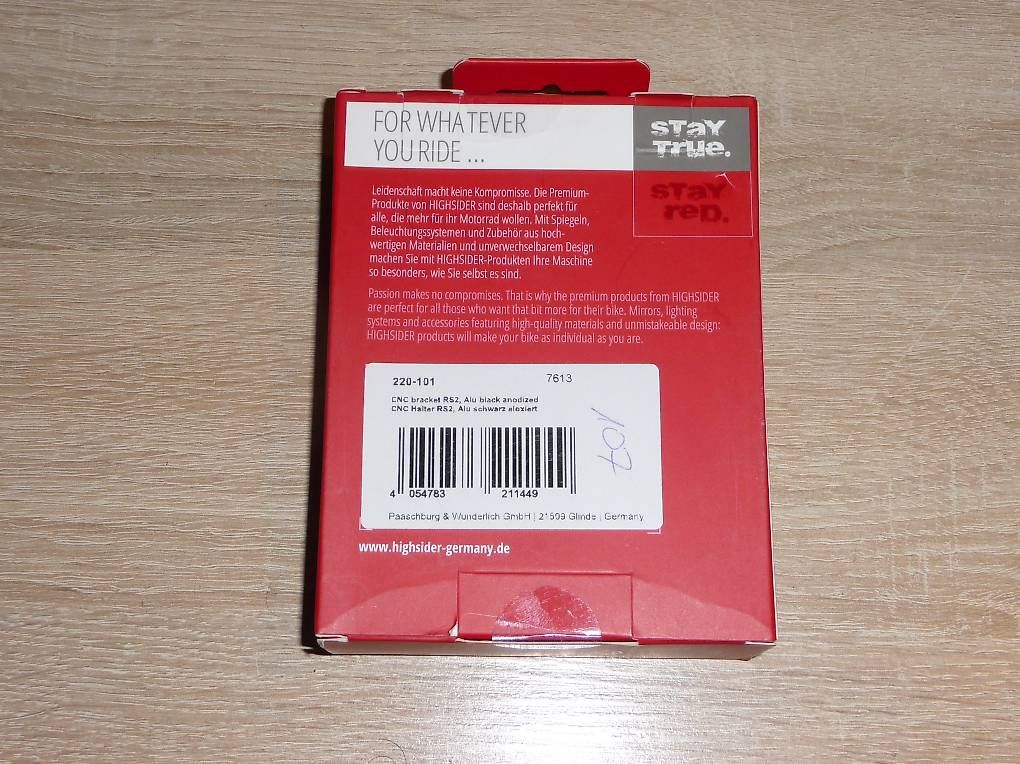 Supporti a parete: HIGHSIDER RS2 Universal CNC Halter – Nuovo e nell'imballaggio originale da Rapperswil SG venduto da 1035f 2