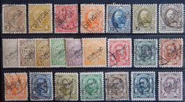 Luxemburg Official ex. Kat. 63-106 */(*)/gest. 1891/1909