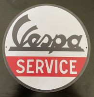 Blechschild VESPA SERVICE Mitbringsel Geschenk Sammler Deko