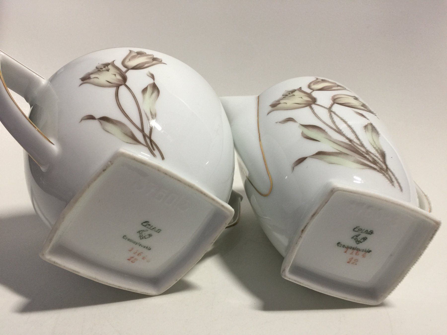 Zuckerdosen: Sucrier+pot à lait EPIAG CZECHOSLOVAKIA – Gebraucht aus Cossonay-ville von Super-Price-Quality 8