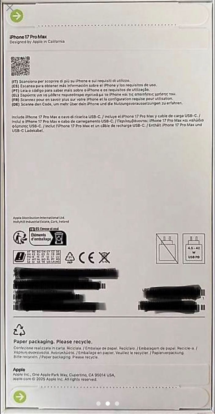 Apple Handys / Smartphones: iPhone 17 Pro Max 512GB Silber, Fabrikneu Versiegelt – Neu und originalverpackt aus Basel von MY.AIRPODS.SHOP 1