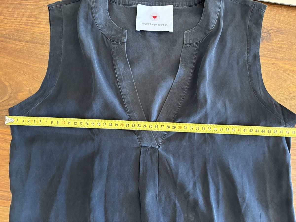 Top: Top Schwarz Gr. 38 seide – Usato da Winterthur venduto da san_wd8j 4