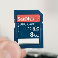 Sandisk SD-Karte 8 GB – Speicherkarte (Vintage / Retro)