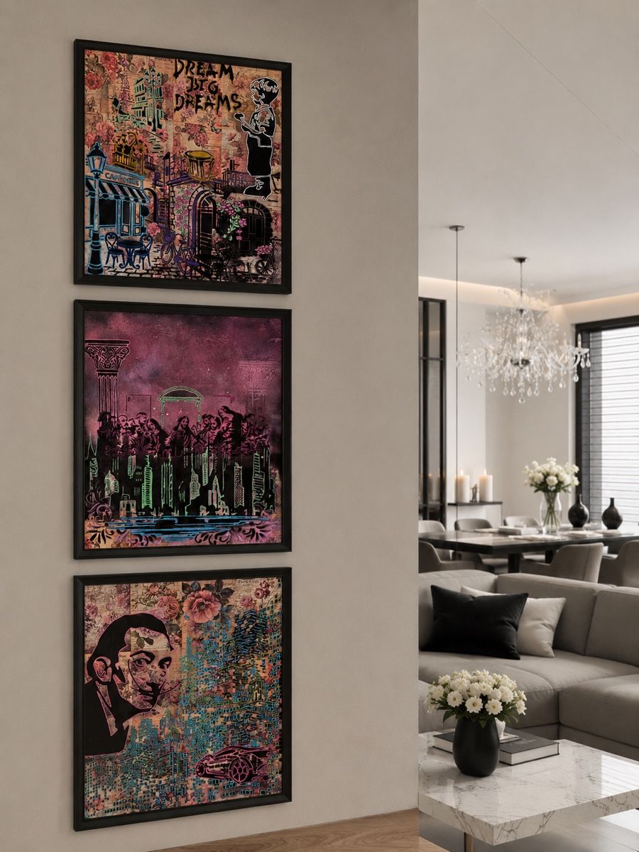 Gemälde: Street Art: 3-teiliges Set – Neu und originalverpackt aus Dietikon von jul_2fmj
