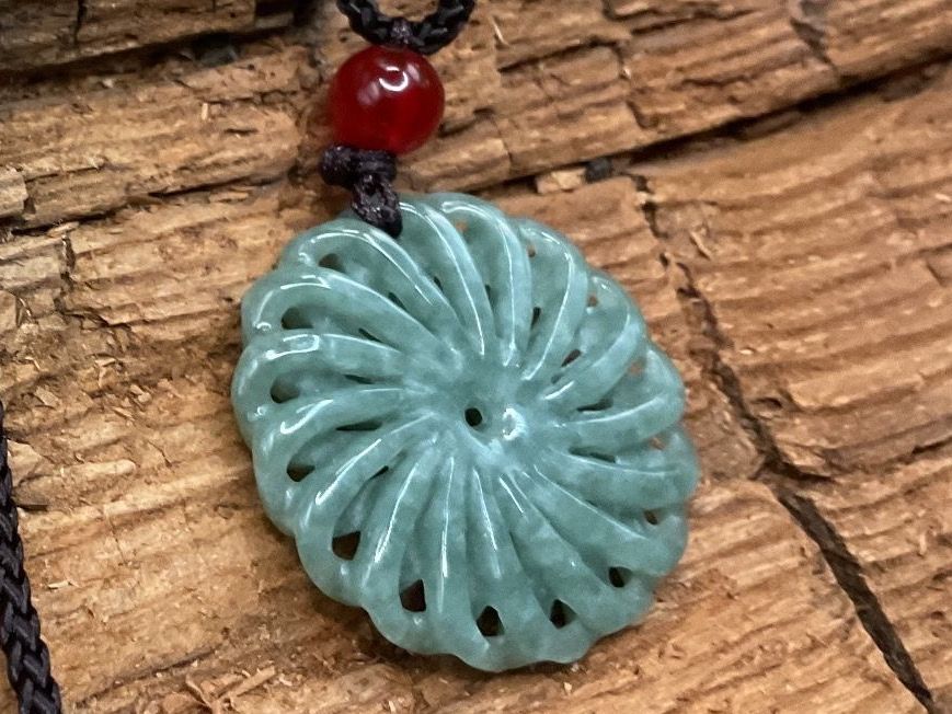 Echter Jade Hahnen Anhänger - Chinesischer Glücksbringer Für Handy & Tasche