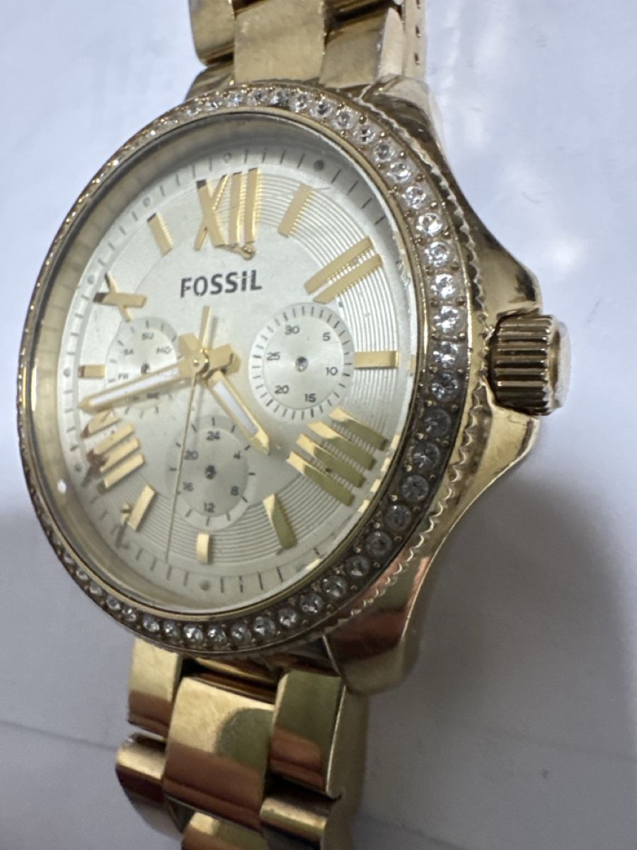 Fossil Orologi: Montre Fossil dorée avec strass occasion 42 – Usato da La Chaux-de-Fonds venduto da lida2005 1