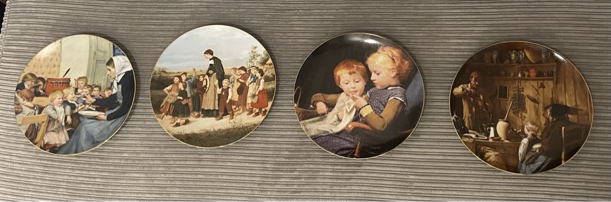 Piatti: 4 Sammlerteller Albert Anker – Usato da Sargans venduto da Didis