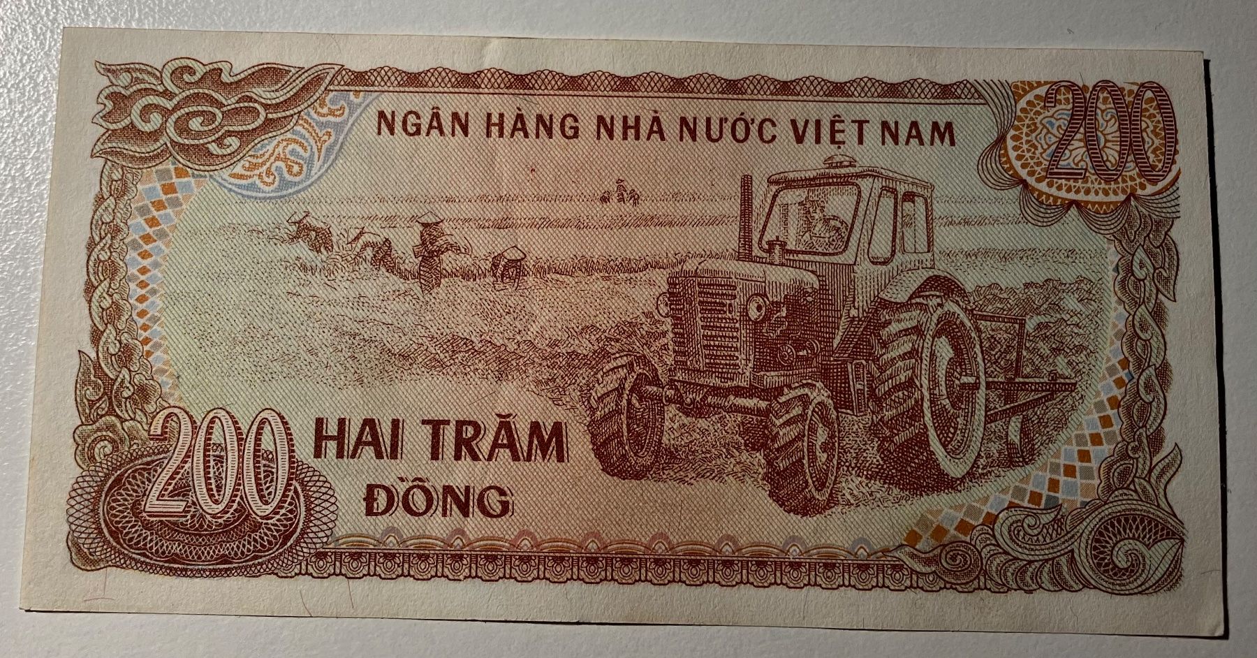 Banknoten: Vietnam 200 Dong 1987 – Gebraucht aus Algetshausen von Carrhard 1