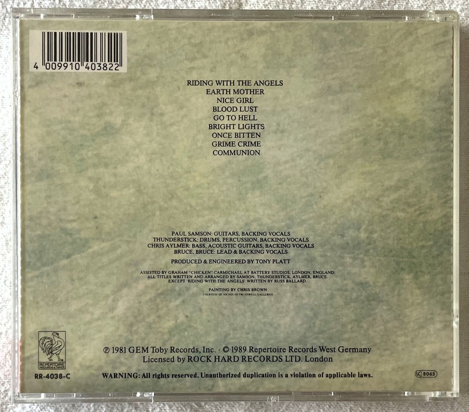 CDs: Samson – Shock Tactics - CD - 1989 - Repertoire Records – D'occasion à Uster par Zardodel 1