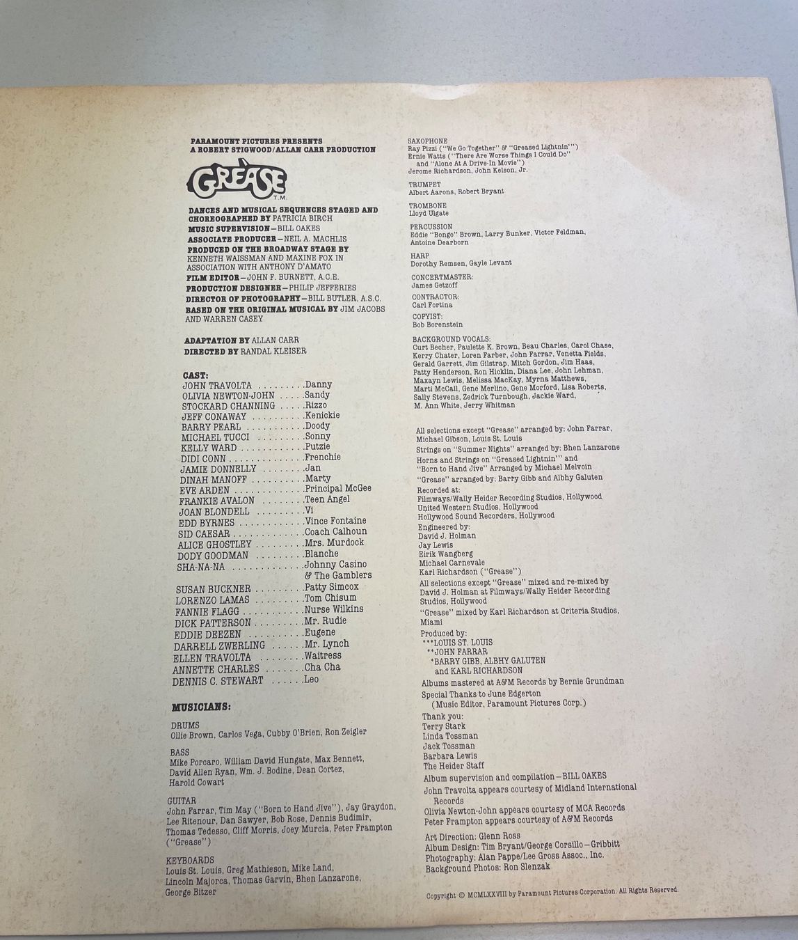 Dischi in vinile: Grease 1978 – Usato da Morbio Inferiore venduto da Ecod 2