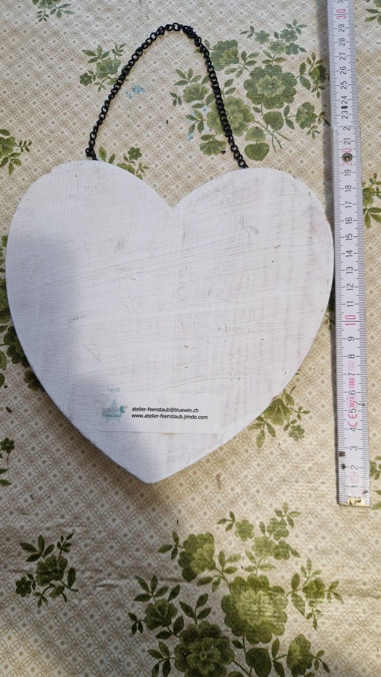 Tutte le decorazioni: Holzschild Herz "Liebe ist..." – Usato da Roggliswil venduto da Crosser17 1