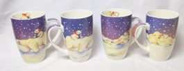 4x Tassen Tasse - der Kleinen Eisbären - Hans de Beer Motive