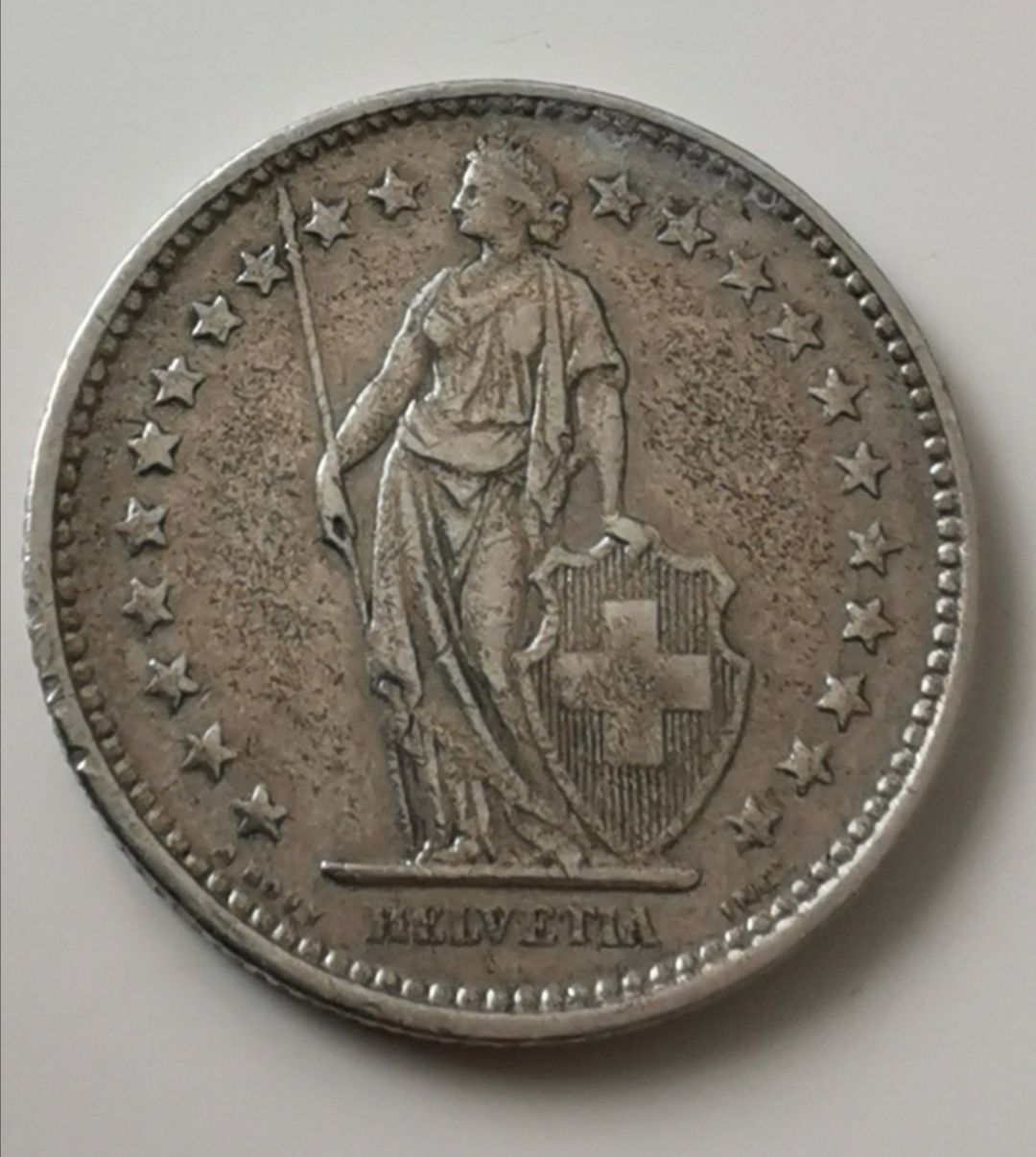 Tutti le monete: 2 Franken 1920 Silber – Usato da Zürich venduto da turbopuz 1