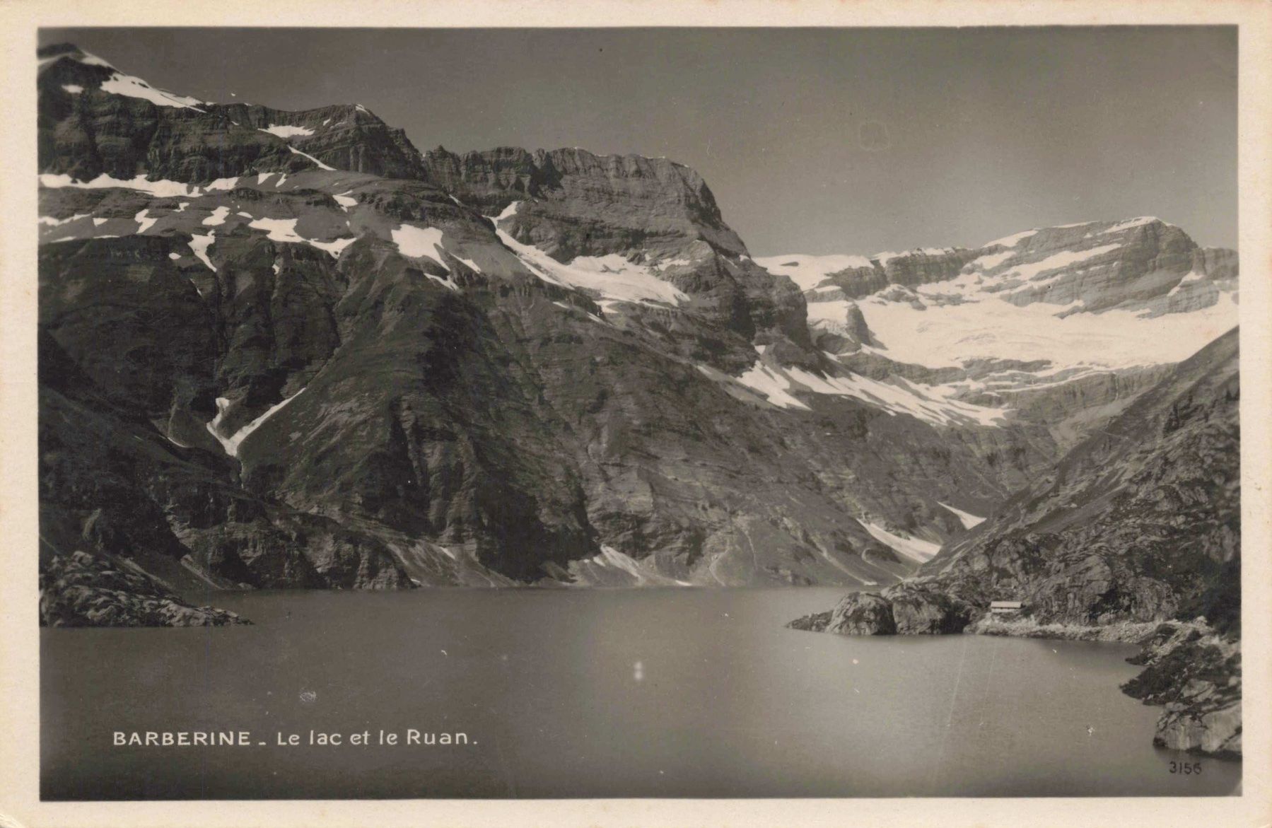 Ansichtskarten: Barberine le lac ruan – Gebraucht aus Biasca von Blenio71