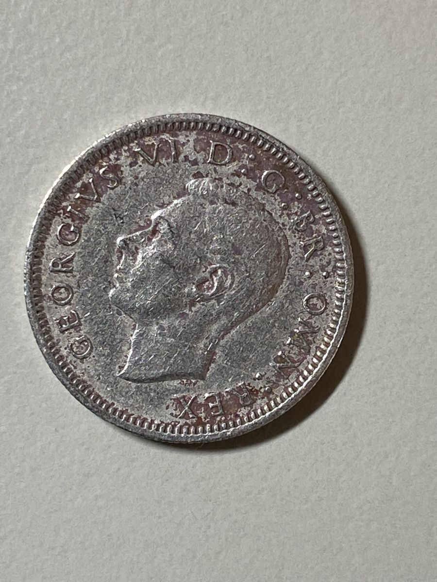 Tutti le monete: GB - six pence - 1950 - Georges 6 – Usato da Payerne venduto da Mike1682 1