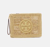 TORY BURCH ELLA POUCH - CLUTCH - NATURAL
